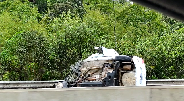 acidente no km 66.Foto:Fátima Marques